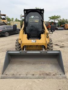 Chargeuse compacte sur chenilles CAT 262D d'occasion, jaune - Product Image 2