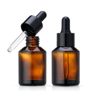 Flacon en verre pour sérum de soin de la peau, logo personnalisé de luxe, ambre, huile essentielle pour la croissance des cheveux, flacon compte-gouttes cosmétique