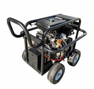 เครื่องฉีดน้ำแรงดันสูง 7200PSI 500 บาร์ 37 แรงม้า พร้อมปั๊ม AR 22 ลิตร/นาที อุปกรณ์กำจัดสนิมอุตสาหกรรม สภาพใหม่ กำจัดคราบสีและสนิม - Product Image 2