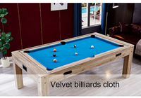 Table de billard multifonctionnelle en MDF 4-en-1, 8 pieds, avec plateau de salle à manger, vente en gros à faible MOQ