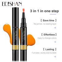 Stylo Gel UV/LED 3-en-1 Transfrontalier Tout-en-un pour Ongles – Sans Base Requise – Couleurs Riches et Vibrantes – Logo Personnalisable