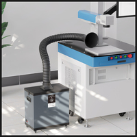 Extracteur de fumée polyvalent à moteur FES200K 200W avec filtration en 3 étapes Nouvel état Soudage au laser Impression 3D Équipement de salon