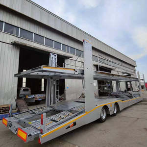 Remorque porte-voitures à 2 essieux pour 6 véhicules, fabriquée en Chine, de haute qualité, pour le transport automobile - Product Image 2