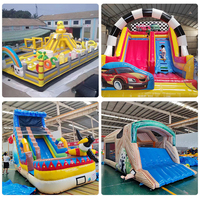Château gonflable géant intérieur/extérieur de maison de saut gonflable de grand rebond pour le thème de parc de trampoline d'amusement