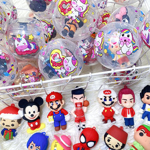 Sıcak 75mm çoklu renk Mini kapsül oyuncak PVC Anime figürü otomat Gashapon kapsül oyuncaklar pençe makinesi için uygun - Product Image 4