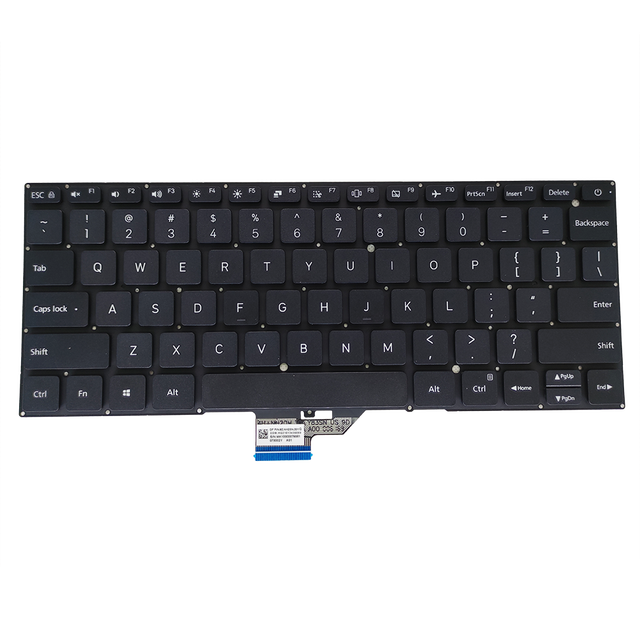 US English No Backlit Laptop Keyboard for Xiaomi Pro X14 RedmiBook Pro 14 XMA2006 XMA 2006 Keyboard Original New Black