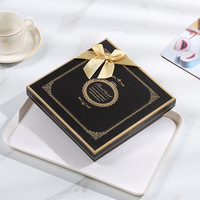 25 pièces en gros, boîte d'emballage de gâteaux biscuits chocolat, boîte d'invitation de fête, boîte cadeau douce avec diviseurs