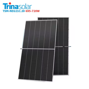 Precio del panel solar <span class=keywords><strong>Trina</strong></span> 720W 725W 715W 740W Paneles fotovoltaicos Kit de módulos mono de media celda Sistema solar para el hogar - Product Image 2