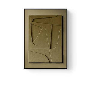 <span class=keywords><strong>Peinture</strong></span> murale de décoration de salon d'hôtel <span class=keywords><strong>peinture</strong></span> murale abstraite <span class=keywords><strong>peinture</strong></span> murale géométrique faite à la main 3d art mural sculpture sur <span class=keywords><strong>bois</strong></span> <span class=keywords><strong>peinture</strong></span> sur grès - Product Image 4