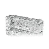 Bloc de verre LED coloré pour décoration commerciale en gros, 196x96x60mm