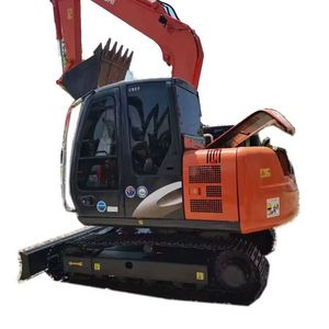 Excavadora de cadenas Hitachi ZX70 usada de 7 toneladas con certificación CE EMC |   Importado de Japón |   Motor y Caja de Cambios para Bomba Hidráulica Shimadzu | - Product Image 1