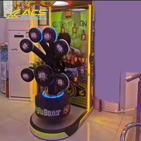 Machine d'arcade de boxe multi-points ACS Source Factory Sports Game Pusher, en bois, à monnayeur, en anglais