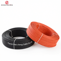 Câble solaire de haute qualité 1500V rouge ou noir, conducteur en cuivre toronné, isolation PVC, gaine XLPE