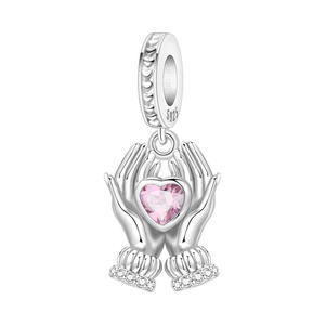 Colgante de planeta en forma de corazón de cobre blanco, superventas, accesorio original de alta gama para pulseras, collares y adornos DIY - Product Image 6