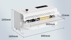 เครื่องซีลฟอยล์เครื่องดื่มอัตโนมัติเต็มรูปแบบ รุ่น HIPAC FR580 สำหรับใช้งานเชิงพาณิชย์ แบบตั้งโต๊ะ ซีลพลาสติกด้วยความร้อนอย่างต่อเนื่อง - Product Image 5