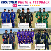 Conjunto de Camiseta y Pantalones Cortos de Entrenamiento de Cricket Personalizados, Uniforme Sublimado para Clubes y Equipos, para Calentamiento, Viajes, Prácticas Fuera del Campo