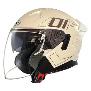 Casques de moto unisexes à double lentille en ABS, casque de vélo, casque de moto pour adultes, protection de la tête, casque de moto - Product Image 3