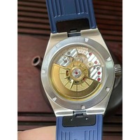 Montre de plongée unisexe de haute qualité, boîtier en acier inoxydable, bracelet en caoutchouc, verre saphir, réserve de marche automatique, aiguille