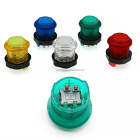 Interrupteur à bouton LED 5V lumineux Baolian, pièces DIY pour borne d'arcade, RGB pour pousse-pièces et machines de jeu, en plastique