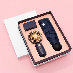 ชุดของขวัญส่งเสริมการขายแบบกำหนดเอง พัดลมขนาดเล็กและชุดของขวัญร่ม ชุดของขวัญสำหรับธุรกิจและองค์กร - Product Image 5