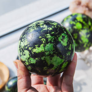 Esfera <span class=keywords><strong>de</strong></span> Ópalo Verde Pulido, Cristales Naturales Curativos, Esferas <span class=keywords><strong>de</strong></span> Diferentes Tamaños para Colección - Product Image 3