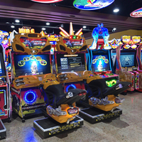 Machine de simulation de course de moto d'arcade de jeu vidéo à pièces de 42 pouces