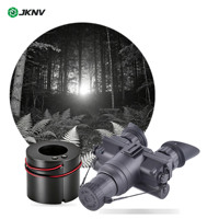 JKNV PVS7 2051 Lunettes de vision nocturne Gen2+ Phosphore vert Fom1200-Fom2400 Montage sur casque IR IP65 Étanche OEM ODM 1x 60-64lp/mm