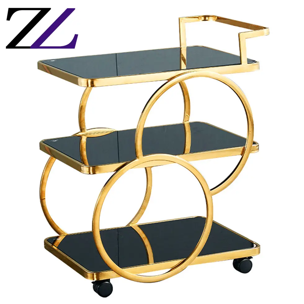 Restaurant serving trolley dining commercial unique wine softdrink bar stainless steel serving foods luxury service trolley