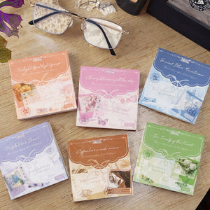 Dawn See the Twilight Clouds Cuaderno de hojas sueltas 100 unids/pack Manual de papel Material de notas adhesivas - Product Image 3