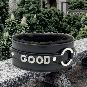 <span class=keywords><strong>Collar</strong></span> de Cuero para Perro, Ajustable, de Cuero PU, con Letras, Estilo Gótico, <span class=keywords><strong>Collar</strong></span> Duradero para Cachorros y Perros Pequeños y Medianos - Product Image 4