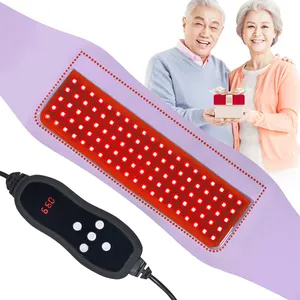 Novo Design de Soldagem 100 LEDs 660nm 850nm Luz Vermelha Terapia Controle Remoto Cintura Suporte Pain Relief Lombar Wrap Laser Lipo Belt