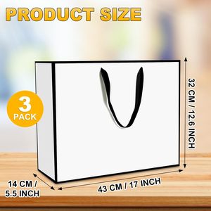 Customized Luxury Gift Paper Bags Ivory Board Zipper Top Custom Logo Colors for <b>Shoes</b> Clothing Packaging-Eco-Friendly Wholesale - Product Image 2