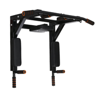Équipement de fitness à domicile direct usine : Barre de traction murale en acier, Barre horizontale, Barres parallèles simples, Supports de dips d'intérieur