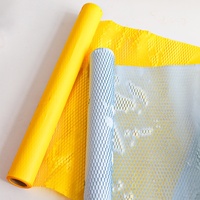 Rouleau de papier d'emballage en nid d'abeille coloré, papier artistique en maille épaissi pour l'emballage de bouquets de fleurs, emballage cadeau, fournitures pour fleuristes