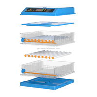OUCHEN Nouveau Type 64 128 192 Incubateur Double Puissance 220v 12v pour Oiseau Incubation Poulet Caille Oie USA Vente pour Emu Autruche Canard