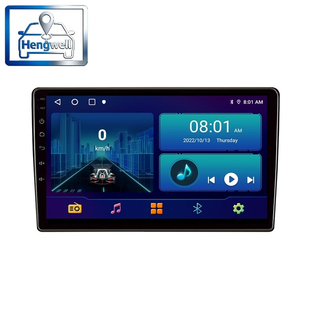Universal 9 Inch IPS Screen 4 Core Head Unit Android GPS Amplifier Carplay Android Auto Car DVD Player Car Stereo Radio