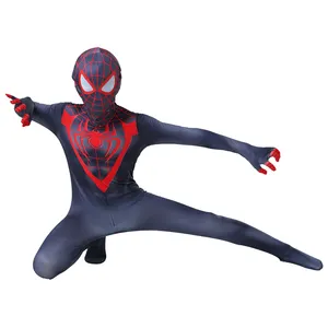 Combinaison Spiderman noire pour adulte à prix avantageux, costume de cosplay pour la télévision et le cinéma, combinaison pour fête d'<span class=keywords><strong>Halloween</strong></span>, costumes Spiderman - Product Image 1