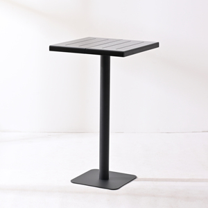 Wholesale Factory Furniture Modern Design Coffee Shop Restaurant High Table Black Outdoor <strong>Bar</strong> Counter Table - Product Image 3