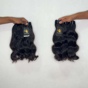 Extensiones de cabello virgen indio de templo con cierre HD, Proveedores de cabello virgen sin procesar de templo, Proveedores de cabello virgen brasileño de visón - Product Image 1