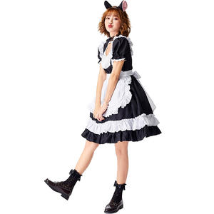 Nuevo Vestido de <span class=keywords><strong>Cosplay</strong></span> de <span class=keywords><strong>Anime</strong></span> para Mujer, Uniforme de Sirvienta, Vestido Largo con Delantal Blanco y Negro, Estilo Lolita, Gran Venta 2026 <span class=keywords><strong>2022</strong></span> - Product Image 3