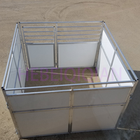 Box à chevaux d'extérieur, écuries de style européen, portes battantes/coulissantes en acier et bois thermolaqué, écurie équine économique, Chine