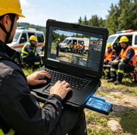 Nuovo Notebook Robusto ad Alta Velocità a Doppio Canale 15.6 Pollici Intel Core I7-11390H 512GB SSD Scheda Dedicata GNSS Multi OS Inglese