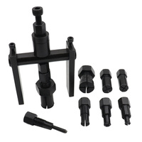 Kit Práctico de 10 Piezas de Extractor de Rodamientos Internos para Motocicleta Herramientas de Reparación de Vehículos con Caja de Almacenamiento