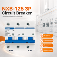 Disjoncteur authentique CH-INT NXB-125 C Curve AC MCCB 230V 400V pour tableau de commande électrique