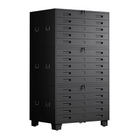 Archivador de Acero con Múltiples Cajones para Oficina, Gabinete de Almacenamiento de Dibujos Técnicos A0 A1 A2 A3