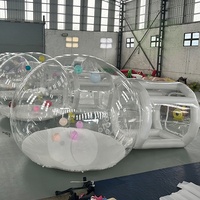 Dôme à bulles gonflable portable et étanche pour l'extérieur, tente en forme de dôme de cristal pour fête en plein air