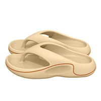 Tongs de créateur en EVA pour femmes, sandales de plage d'été à bout ouvert, semelle épaisse, antidérapantes, chaussures décontractées pour dames, vente en gros