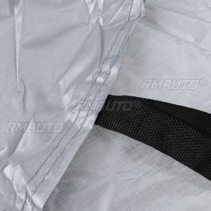 Housse de voiture universelle pour SUV, intérieure et extérieure, coupe-vent, anti-poussière, protection contre le soleil, la pluie et la neige, protection UV, housse de voiture argentée M/L/XL/XXL - Product Image 6