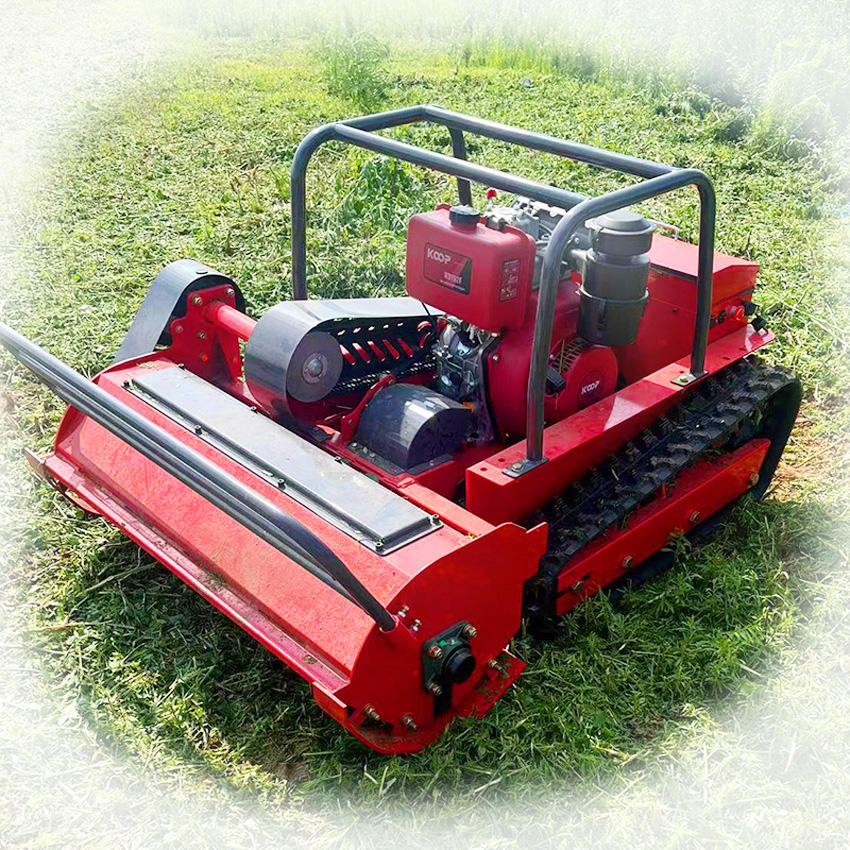 Remote Control Heavy Grass Cutting Machine Remote Controlled Lawn