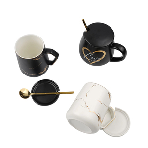 Juego <span class=keywords><strong>de</strong></span> <span class=keywords><strong>Tazas</strong></span> <span class=keywords><strong>de</strong></span> Café <span class=keywords><strong>de</strong></span> <span class=keywords><strong>Cerámica</strong></span> <span class=keywords><strong>de</strong></span> 12 oz, Regalos <span class=keywords><strong>de</strong></span> Boda para Novios, Regalos <span class=keywords><strong>de</strong></span> Compromiso, Regalos <span class=keywords><strong>de</strong></span> Navidad, <span class=keywords><strong>Tazas</strong></span> <span class=keywords><strong>de</strong></span> Té Ovaladas con Tapa, Aptas para Lavavajillas - Product Image 4